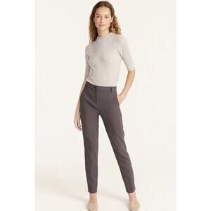 J. Crew High-Rise Cameron Pant in Four-Season Stretch Gray Size 0